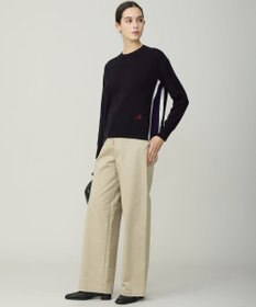 ICB 【30th ANNIVERSARY】 カシミヤブレンド 配色デザインプルオーバー