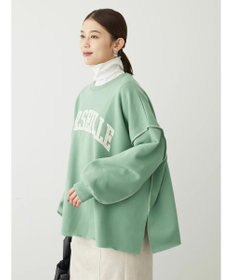 Green Parks ・ＲＡＹ　ＣＡＳＳＩＮ　ロゴｐｔカラーステッチスウェット