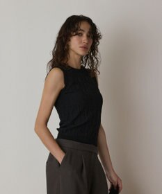 GRACE CONTINENTAL モノグラムニットトップ