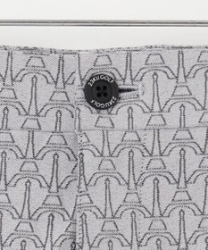 23区GOLF 【MEN】【ストレッチ】エッフェル塔柄 ジャガードパンツ