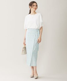 自由区 【WEB限定カラーあり・接触冷感・UVカット】クレープストレッチドルマン ニット