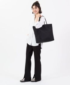 LeSportsac LARGE 2 WAY TOTE/ラフィアゼブラ/ブラック