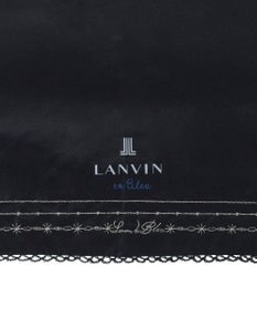 MOONBAT 【一級遮光/晴雨兼用】LANVIN en Bleu (ランバン オン ブルー)  折りたたみ日傘 ラメ刺繍 ピコレース