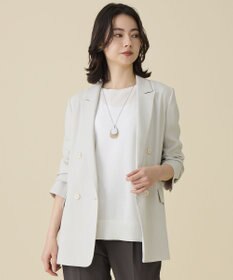 自由区 S 【セットアップ対応】リネンライクシンセティックテーラード ジャケット