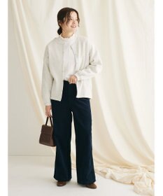 CRAFT STANDARD BOUTIQUE 裏起毛リングドットカーディガン