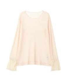 YECCA VECCA 袖レースシアートップス