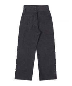 WEGO 【MLサイズ展開】ハートサイドラインストレートパンツ