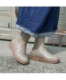 ing <ing>【WEB限定】ボリュームソールラウンドショートブーツ