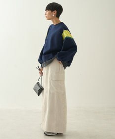 AMERICAN HOLIC ドロストライン切替ポンチプルオーバー