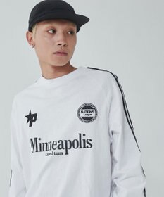 WEGO 【ユニセックス着用ITEM】ラインゲームロゴT（LS）