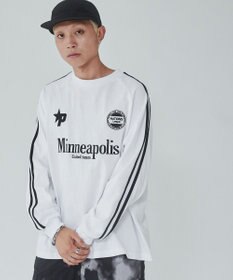 WEGO 【ユニセックス着用ITEM】ラインゲームロゴT（LS）