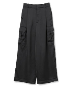 UNFILO L サテン カーゴパンツ