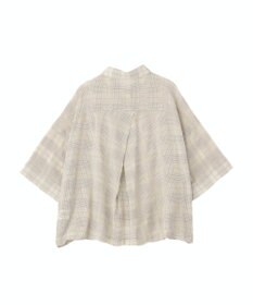 AMERICAN HOLIC シアーチェックショート丈シャツ