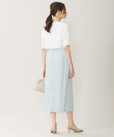 自由区 【WEB限定カラーあり・接触冷感・UVカット】クレープストレッチドルマン ニット