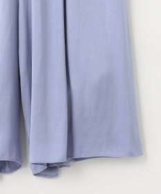 自由区 【ウエストゴム・長さ調整可・洗える・XSサイズあり】ビンテージサテン ガウチョパンツ