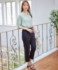 ANY SIS 【UVケア・接触冷感・撥水】クールタッチミラクルガード テーパード パンツ