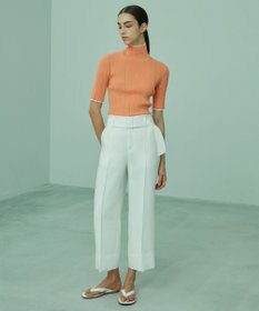 BEIGE， LAUREL / ワイドクロップドパンツ