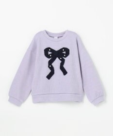 ANY KIDS リボン ニットソー トレーナー