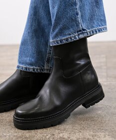 APOM ウォータープルーフサイドジップアンクルブーツ35