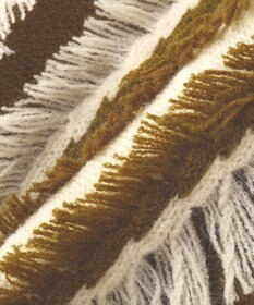 CRAFT STANDARD BOUTIQUE バイカラーフリンジニットプルオーバー