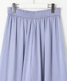 自由区 【ウエストゴム・長さ調整可・洗える・XSサイズあり】ビンテージサテン ガウチョパンツ