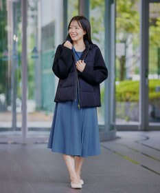 Tiaclasse 【GOLD LABEL・洗える】アシメプリーツポンチワンピース