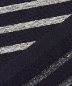 JOSEPH ABBOUD 【清涼感/ストレッチ/洗える】クールスキン ボーダーT ニット