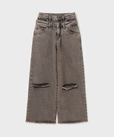 GRACE CONTINENTAL レイヤードデニムパンツ