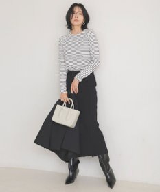 UNFILO コットンカシミヤ クルーネックカットソー