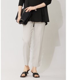 ICB 【接触冷感・UVケア・速乾・洗える】FluidBackSatin ドロストパンツ