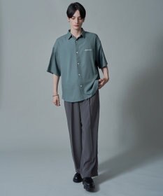 WEGO 【速乾/しわになりにくい/MLサイズ展開】アムンゼンワンポイントBIGシャツ（SS）