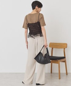 AMERICAN HOLIC 【2点セット】半袖Tシャツ＋チュールビスチェ