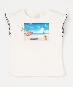 組曲 KIDS 【110-140㎝】夏休みの絵日記 Tシャツ