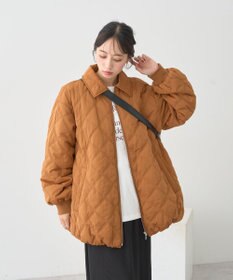 earth music&ecology 【WEB限定】ダブルステッチキルティングコート