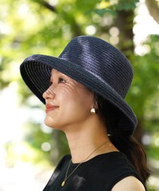 石田製帽 美濃和紙xコットンブレード　ウォッシャブルカサブランカ