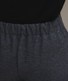 Tiaclasse L ミニチェッカー裏起毛・ストレートパンツ