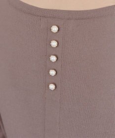 Tiaclasse 【洗える】ギャザーフレアニットチュニック