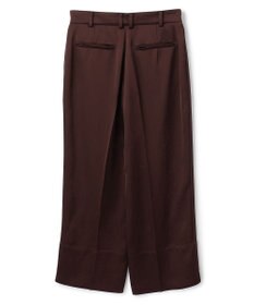 BEIGE， CASSITER / リネンブレンド サテンクロップドパンツ