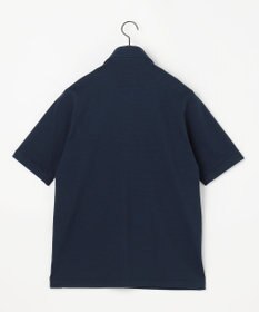 JOSEPH ABBOUD 【オーガニックコットン使用・JAPANファブリック】ミニ千鳥サッカー ポロシャツ