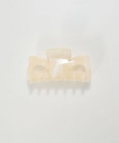 Phoebe マーブルカラーバンスクリップ　ホワイト