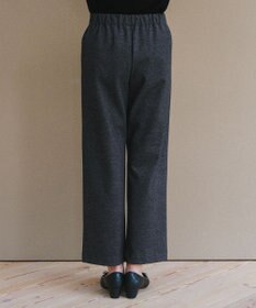 Tiaclasse L ミニチェッカー裏起毛・ストレートパンツ