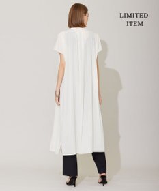 ICB 【WEB限定・洗える】 バンドカラーワンピース