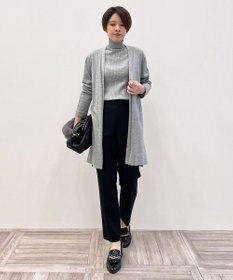 自由区 L 【洗える】カシミヤシルクブレンド タートルネックニット (検索番号:JJ47)