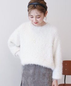 AMERICAN HOLIC フェザーゆるニットプルオーバー