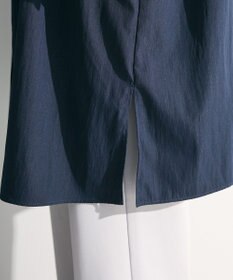 Green Parks ミディ丈ミリタリーシャツワンピース