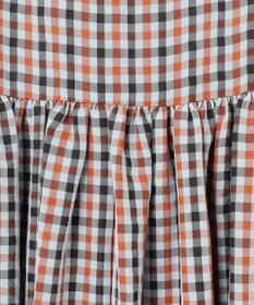 #Newans ボリュームチェックキャミワンピ