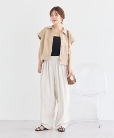 earth music&ecology コクーンフォルムシャツ