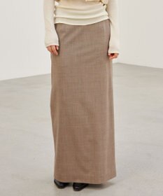 BEIGE， MER / グレンチェックスカート