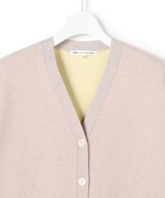 23区 【先行予約】バイカラーダブルフェイス ニット カーディガン