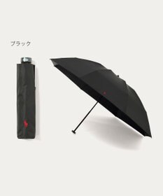 MOONBAT 【遮光率100％/遮熱/UV/大寸/軽量】POLO RALPH LAUREN（ポロ ラルフローレン）晴雨兼用日傘  ポロポニー 無地 折りたたみ傘 大きめ